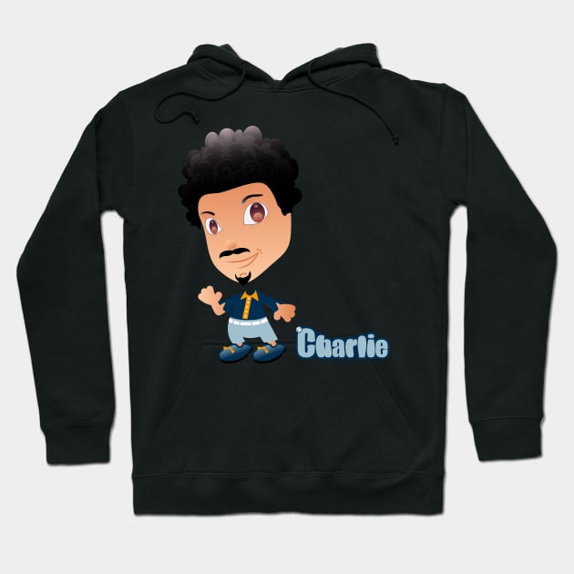 "Charlie" - Little People of Technopolis Hoodie by George Barakoukakis